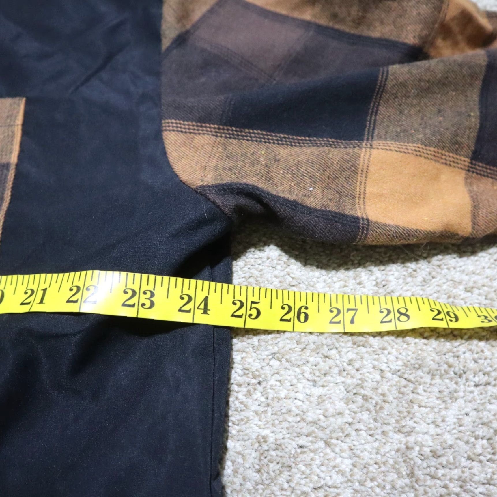 Shein VINTAGE Shein Shirt Men L Black Plaid Patch Pocket Button-Up Adult Large Size US L / EU 52-54 / 3 - 5 Thumbnail