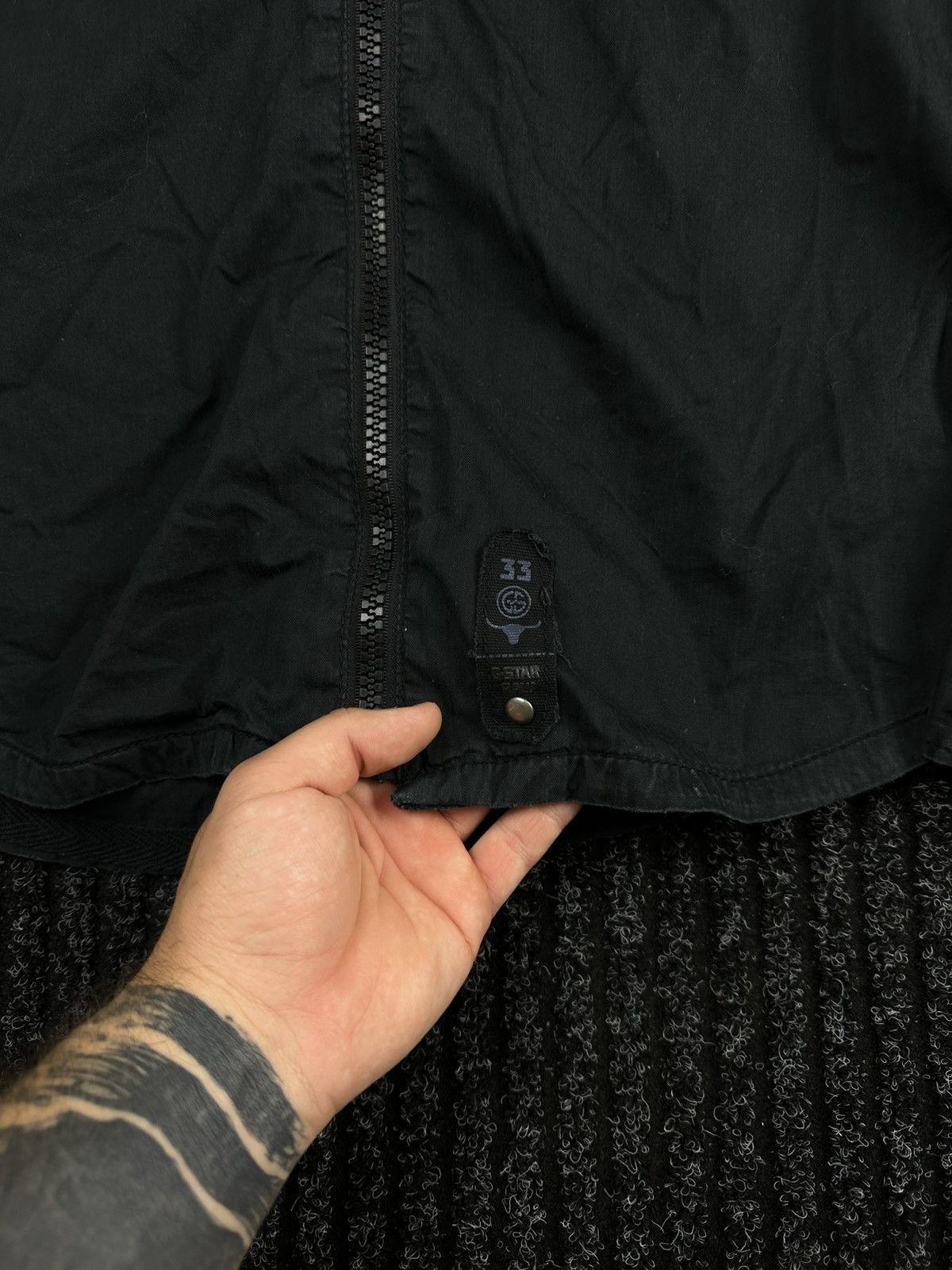 G-Star Vintage G Star RAW Officer Shirt Overshirt Jacket L/S Size US L / EU 52-54 / 3 - 4 Thumbnail