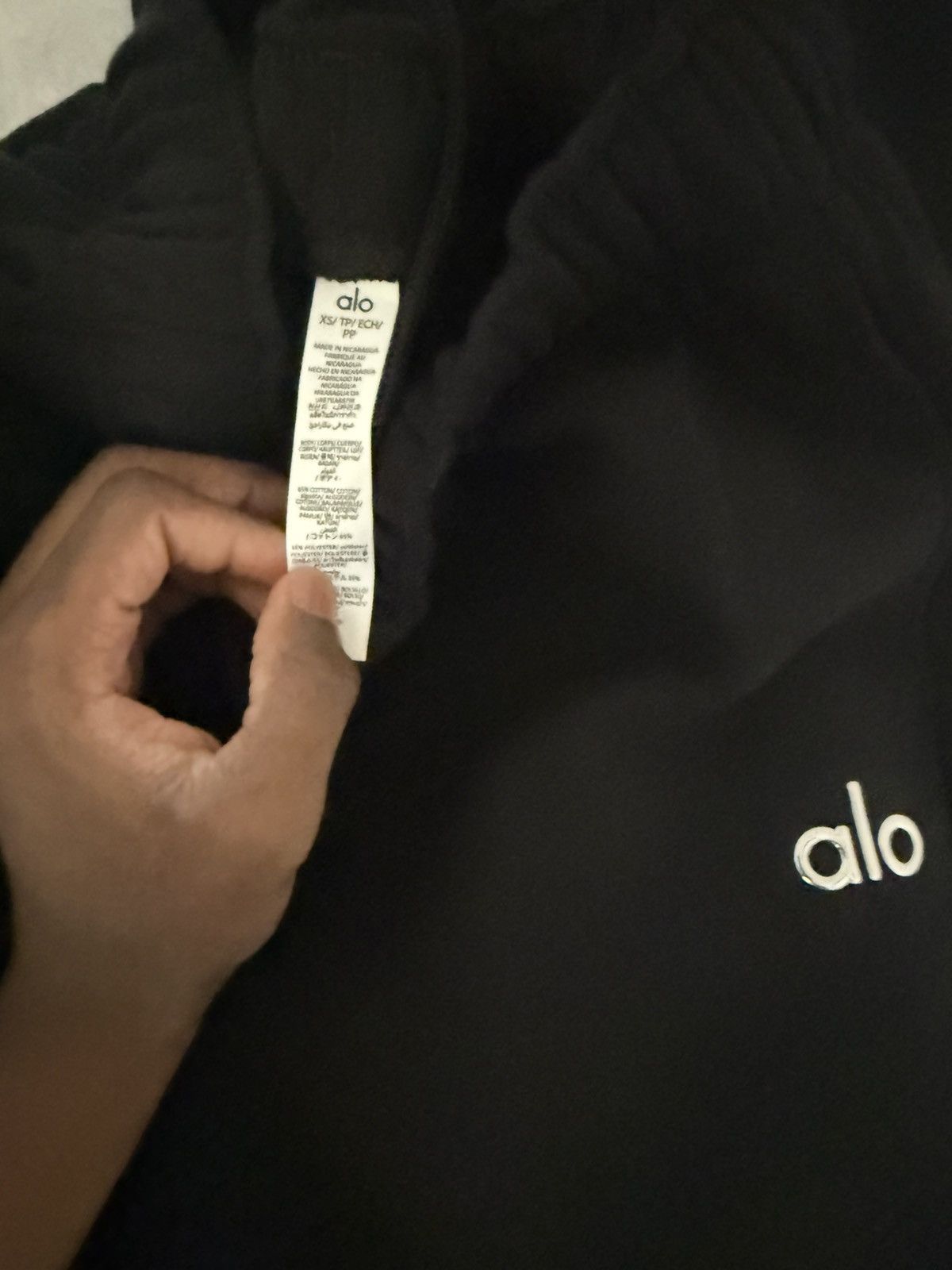 Alo Alo Accolade hoodie in black Size US XS / EU 42 / 0 - 5 Thumbnail