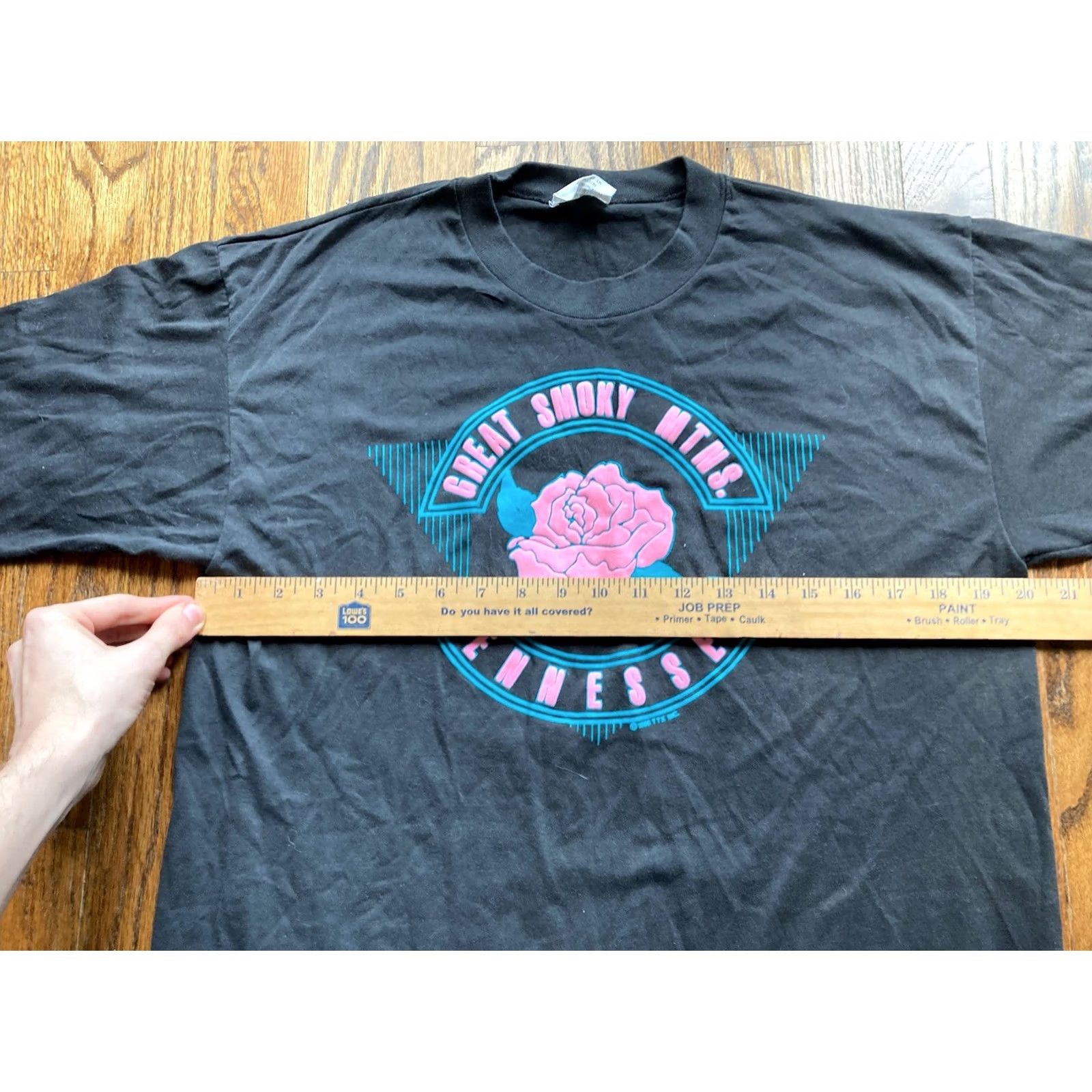 Vintage VINTAGE 80s Great Smoky Mountains T Shirt Mens XL Black Cotton Blend USA Made Casuals Size US XL / EU 56 / 4 - 7 Thumbnail