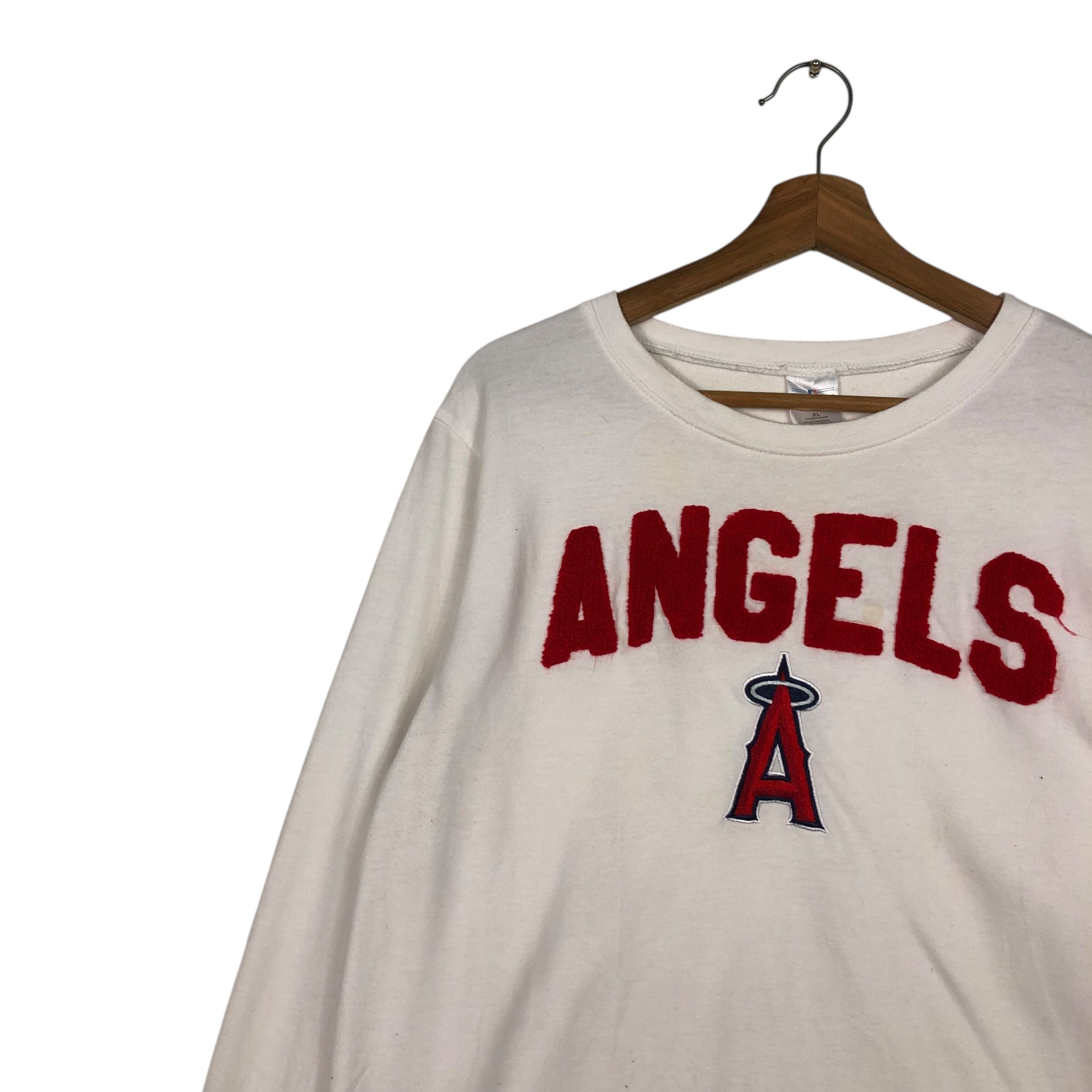 MLB 📌Vintage Sweatshirt Mlb Angles Big Logo Size US XL / EU 56 / 4 - 8 Thumbnail