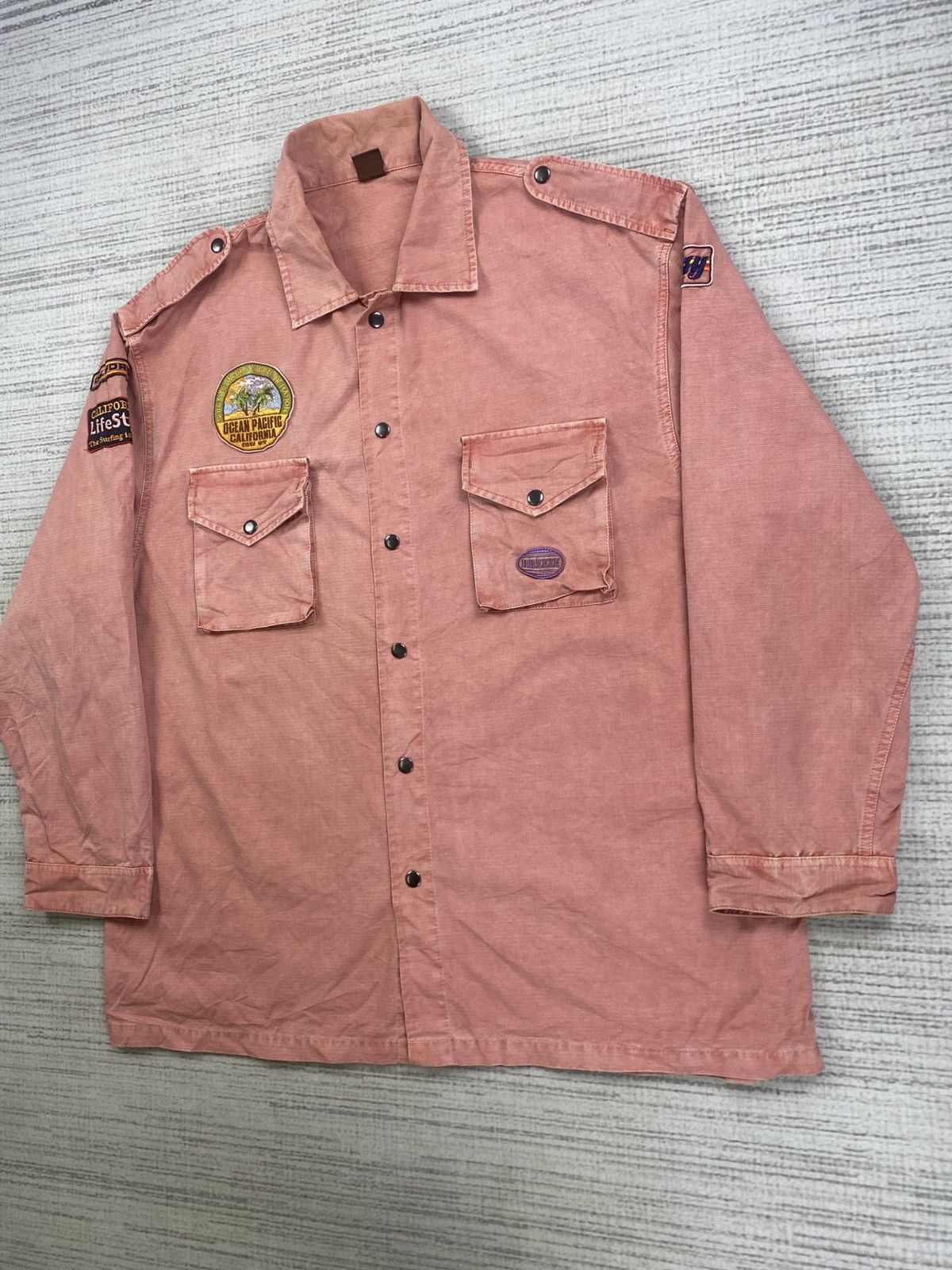 Ocean Pacific × Vintage Vintage Ocean Pacific California Surfing Jacket Size US XL / EU 56 / 4 - 4 Thumbnail