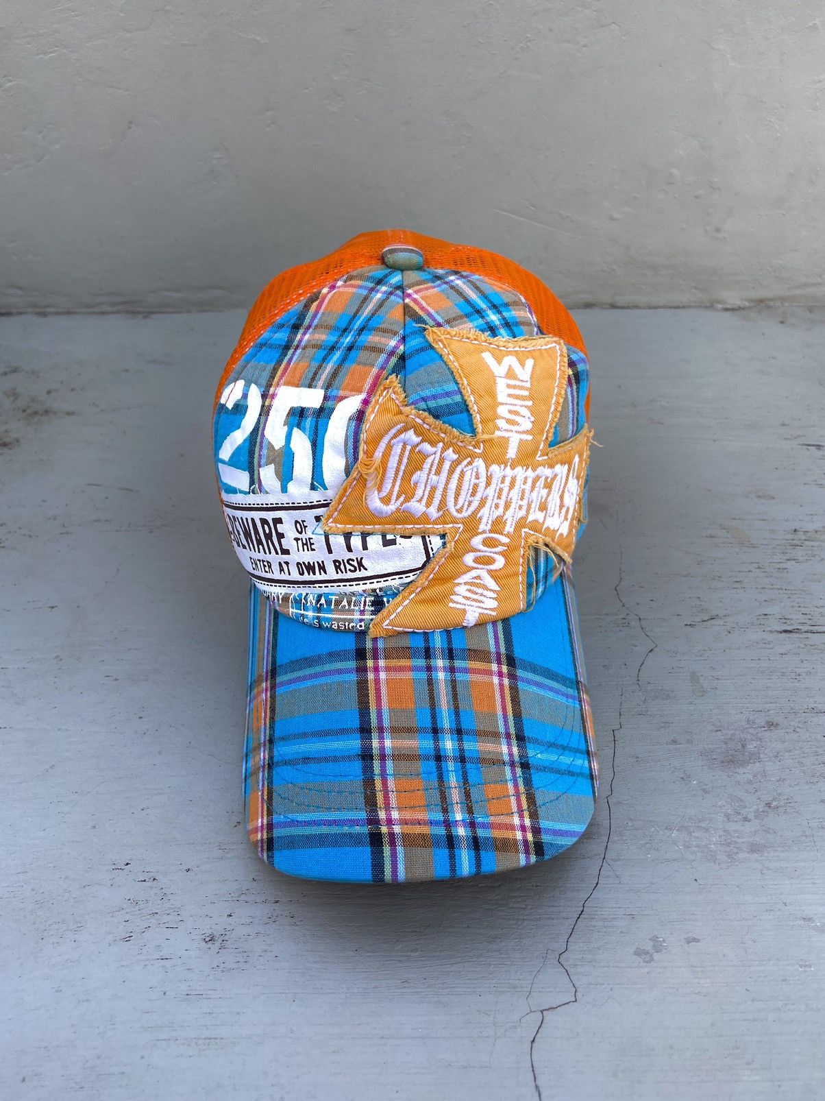 If Six Was Nine 2000s TNC choppers trucker hat Size ONE SIZE - 3 Thumbnail