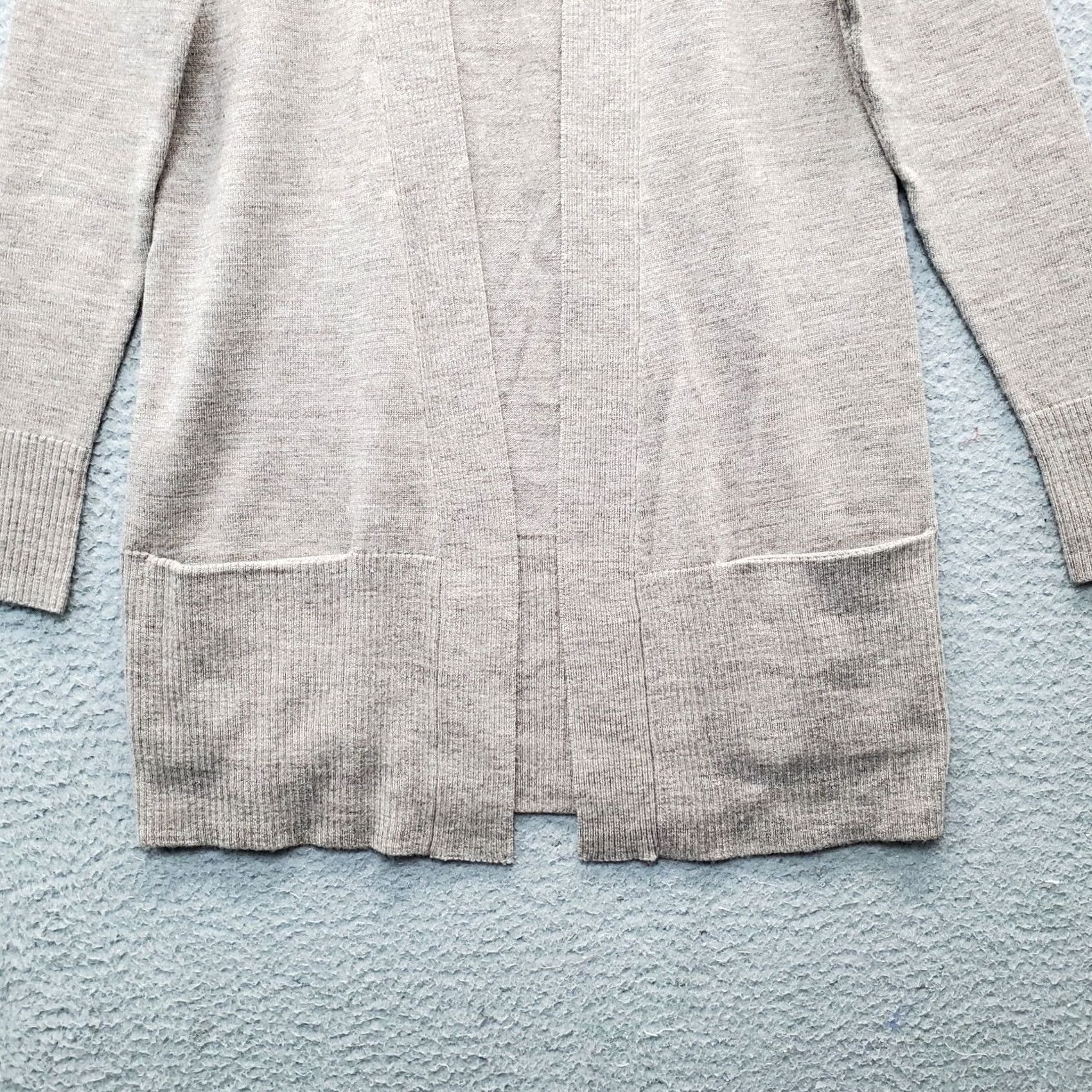 Ellen Tracy Ellen Tracy Cardigan Womens XS Brown Long Sleeve Open Front Merino Wool Knit Style Cardigan Regular Fit Size XS / US 0-2 / IT 36-38 - 3 Thumbnail