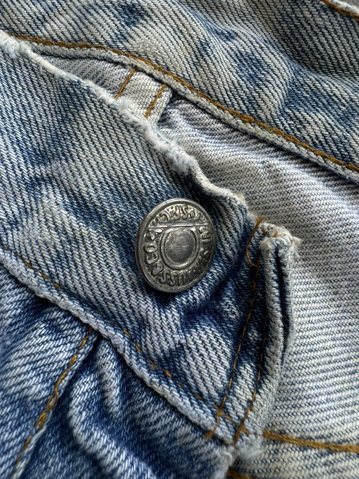 Levi's 💸LASTDROP💸 Redline Levis 501 #6 Button Selvedge Distressed Size US 28 / EU 44 - 4 Thumbnail