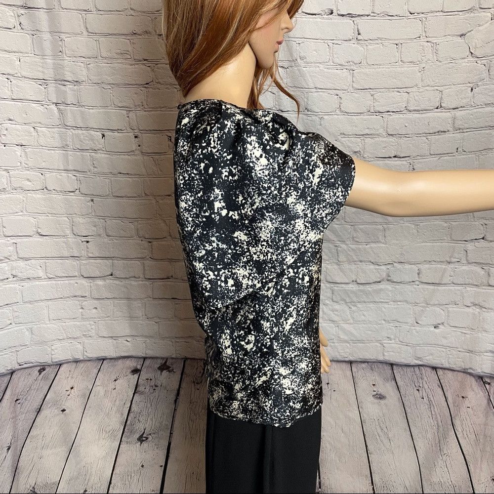 Other PIED A TERRE Cape Sleeve Top 100% Silk Size 8 Size M / US 6-8 / IT 42-44 - 3 Thumbnail