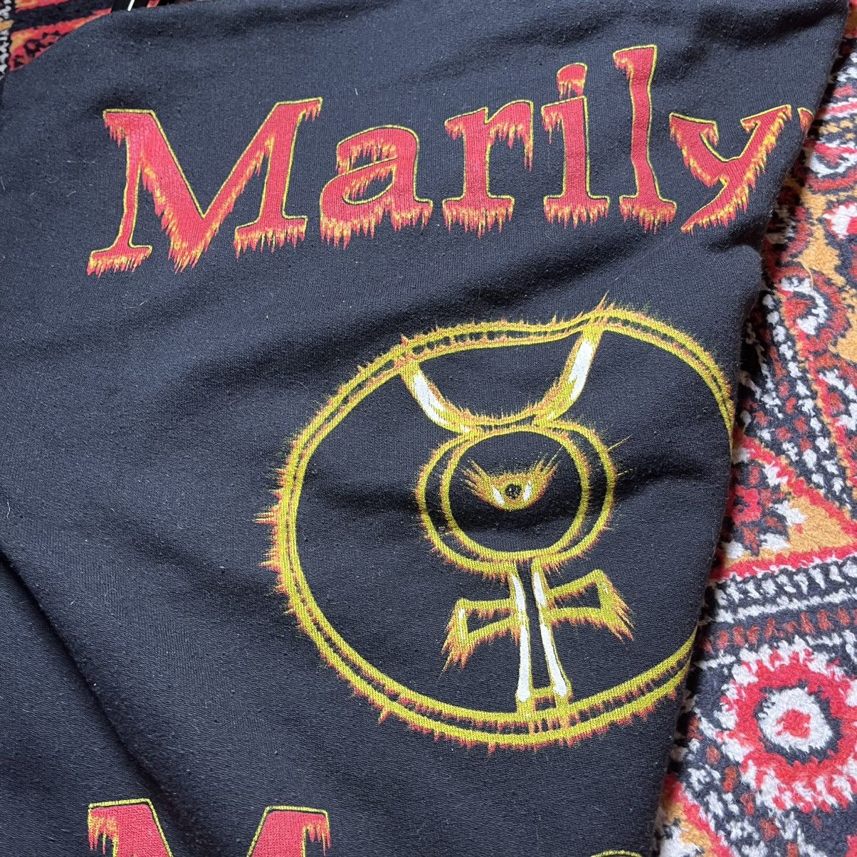 Band Tees Rarest Marilyn Manson merch hoodie from 2000🧛🏻‍♂️ Size US M / EU 48-50 / 2 - 9 Thumbnail