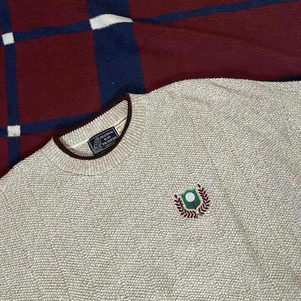 Other Vintage Peconic Bay Traders Golf Crewneck Sweater beige Size US XL / EU 56 / 4 - 2 Thumbnail