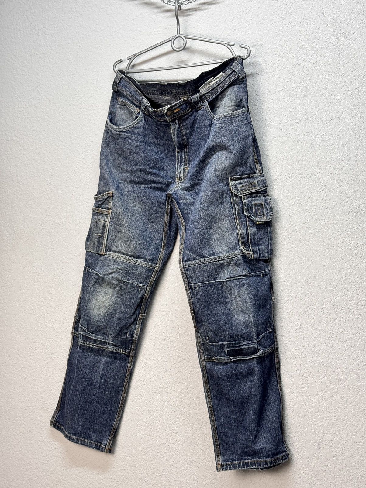 If Six Was Nine × Japanese Brand × Yohji Yamamoto VTG Yohji Yamamoto Junya Watanabe Style Bondage Cargo Pants Size US 32 / EU 48 - 4 Thumbnail