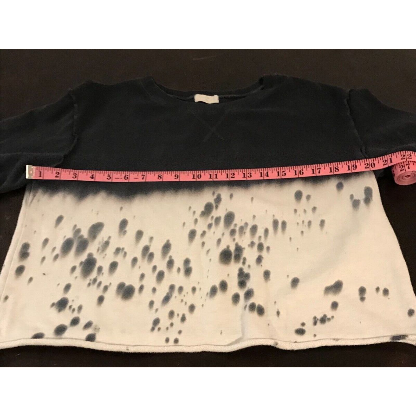 Anthropologie Anthropologie t. la Cropped Roll Hem Crewneck Sweatshirt Size M / US 6-8 / IT 42-44 - 5 Thumbnail