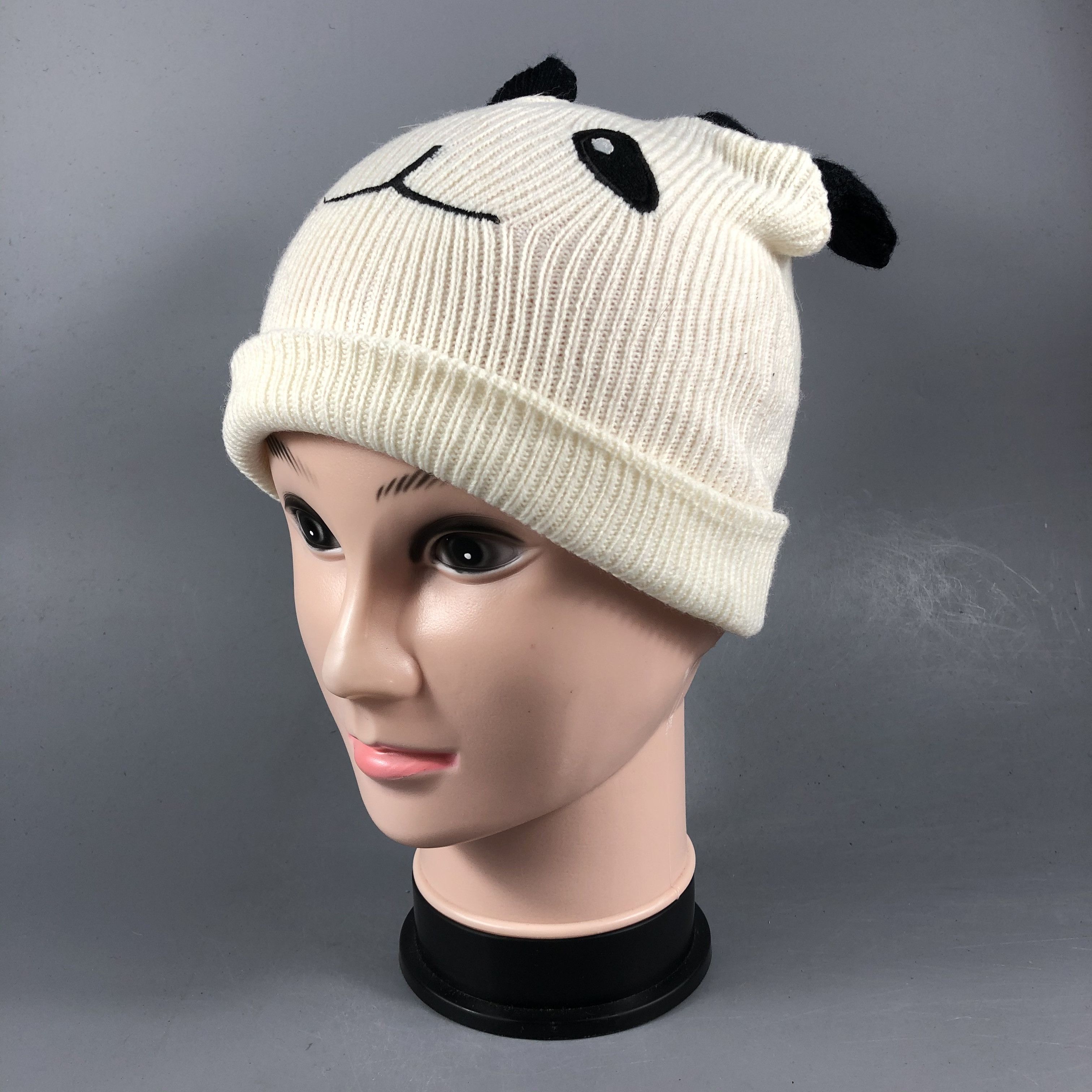 Japanese Brand Panda Ear Beanie Snow Cap Hat Size ONE SIZE - 2 Thumbnail
