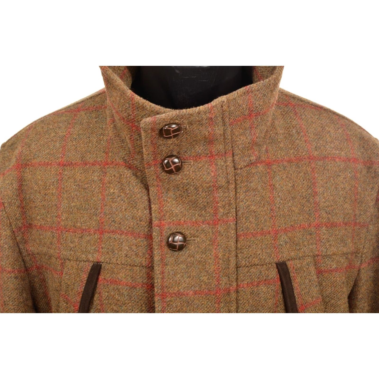 Burton Burton Jacket Mens L Wool Tweed Check Coat AW11-BH2 Size US L / EU 52-54 / 3 - 2 Thumbnail