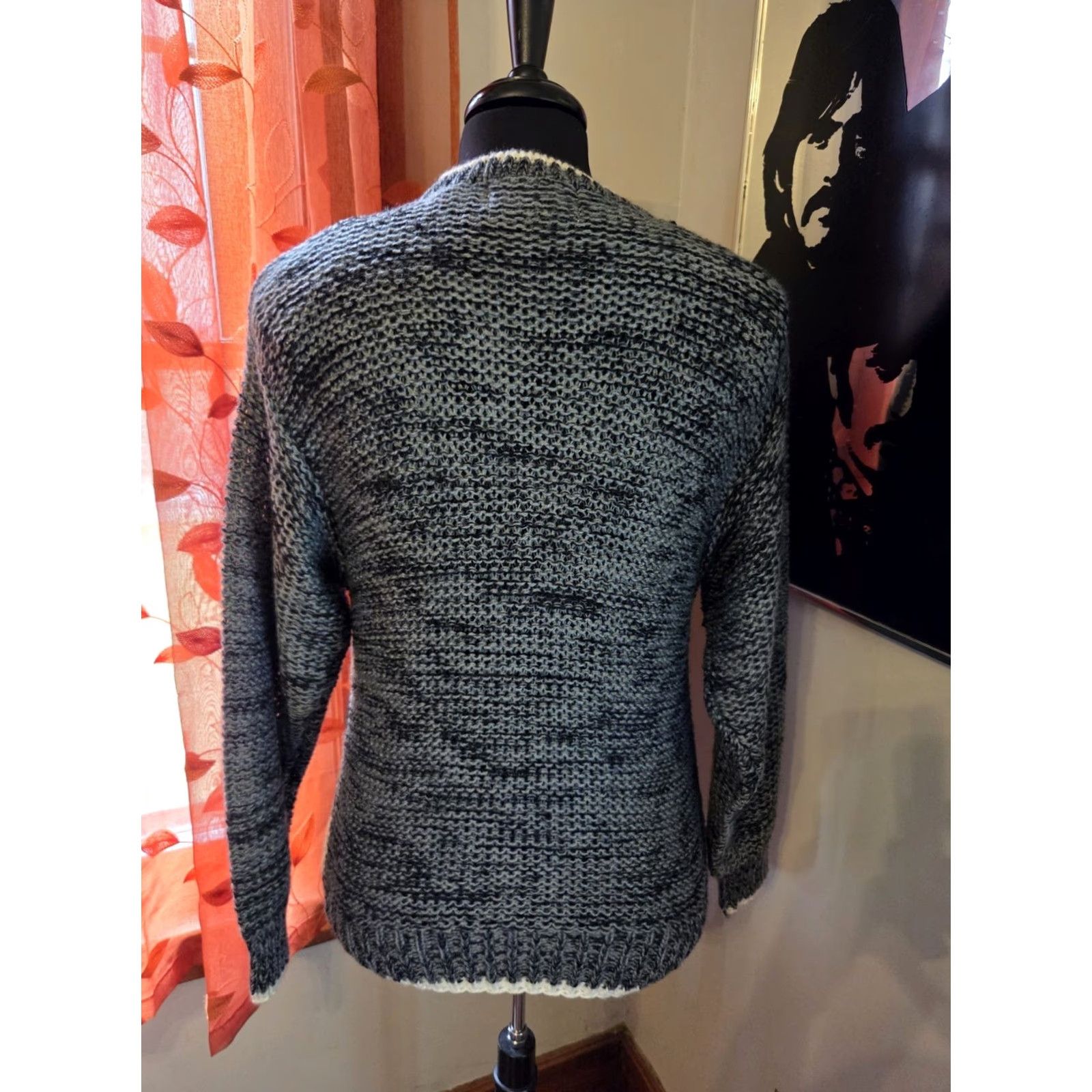 Vintage VINTAGE W.R. Gass Geometric Hand Knit Sweater Mens M Size US M / EU 48-50 / 2 - 7 Thumbnail