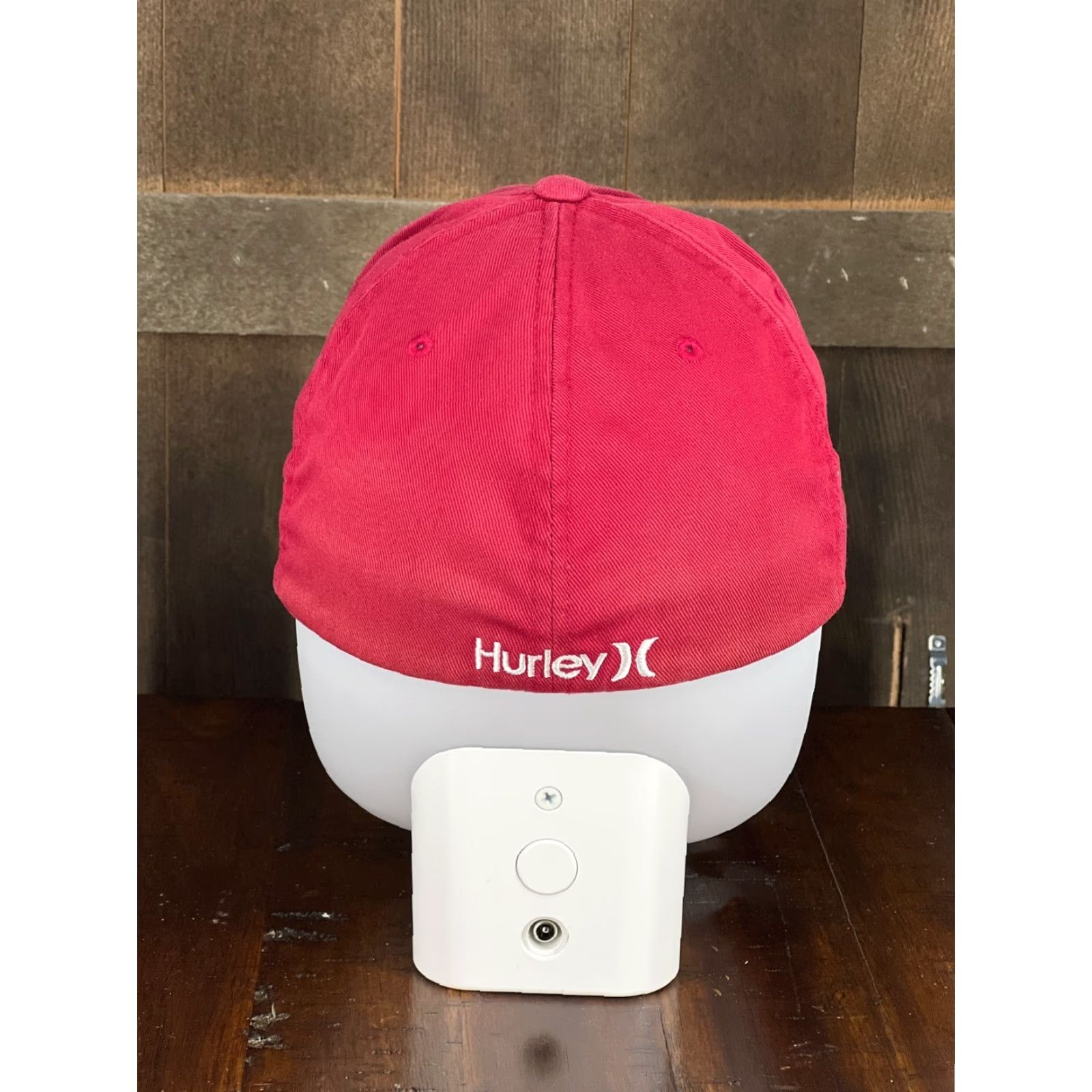 Hurley Billabong Hat Cap Fitted Adult Large Red Skate Polyester Twill A Size ONE SIZE - 4 Thumbnail