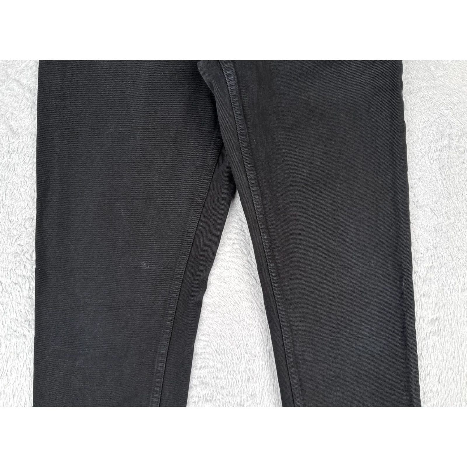 Vintage VINTAGE The Original Arizona Jean Co. Jeans Women 5-Pocket Den­im Black 100% Cotton Relaxed Straight 25x30 Adult Junior Size 9A Womens Size 30" / US 8 / IT 44 - 3 Thumbnail