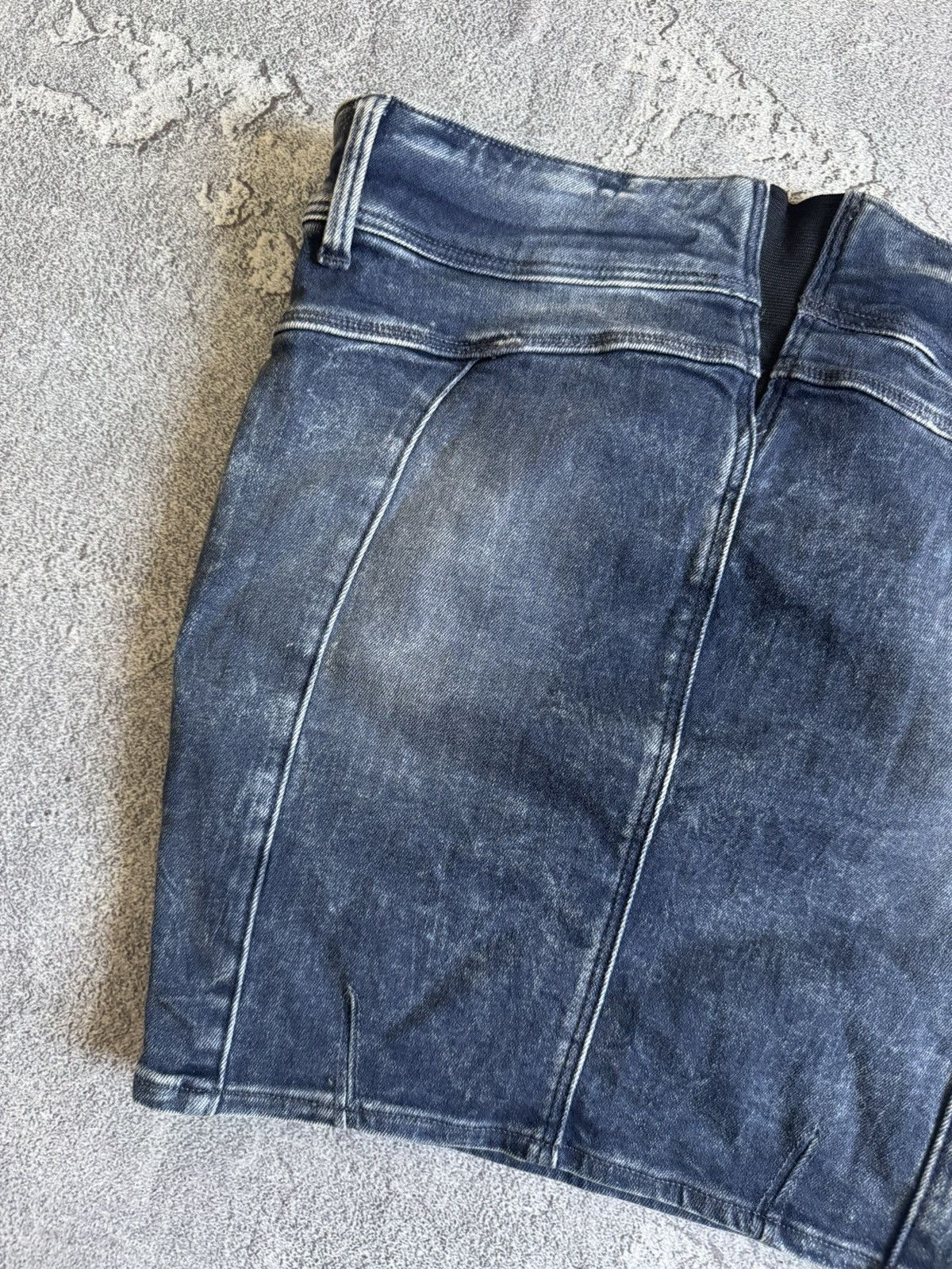 G-Star G star raw 26size Lynn Rw Long Mini skirt denim y2k punk Size 26" / US 2 / IT 38 - 11 Thumbnail