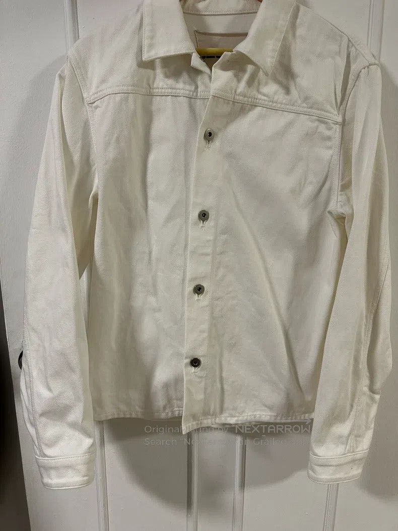 Jil Sander Jil Sander White Denim Jacket Size M / US 6-8 / IT 42-44 - 1 Thumbnail