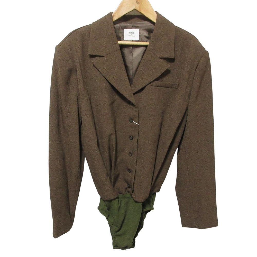 Other Other FUMIE TANAKA jacket rompers Bodysuit Jacket Textile Outerwear F22A-16 DUTY FREE for USA Size ONE SIZE - 1 Thumbnail