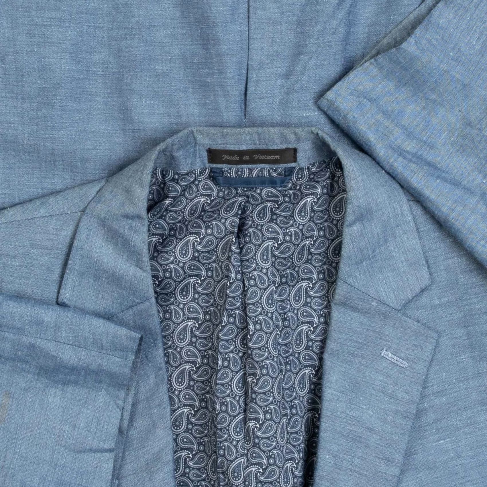 Chaps VINTAGE Chaps Jacket Blazer Suit X-Large Blue Prep 1990s Men's Size 50R - 5 Thumbnail