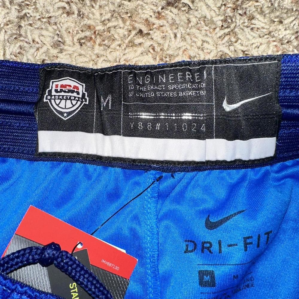 Nike Nike Basketball Team USA Authentic Tokyo Road Blue Short Sample Size US 32 / EU 48 - 8 Thumbnail