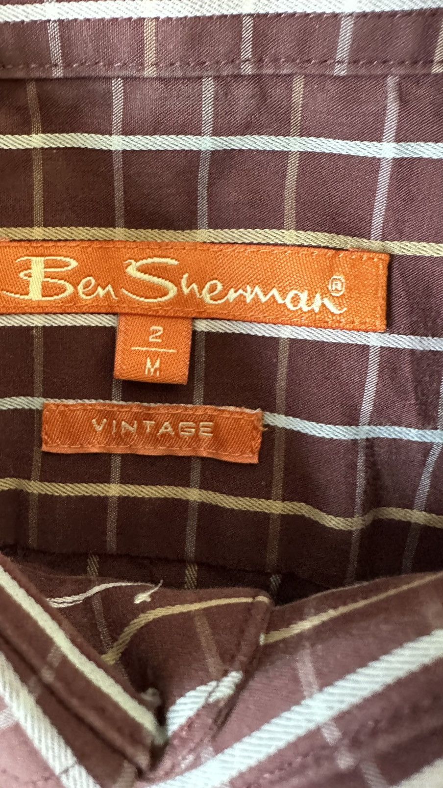 Ben Sherman VINTAGE BEN SHERMAN CHECKERED MODS SHIRT Size US M / EU 48-50 / 2 - 6 Thumbnail