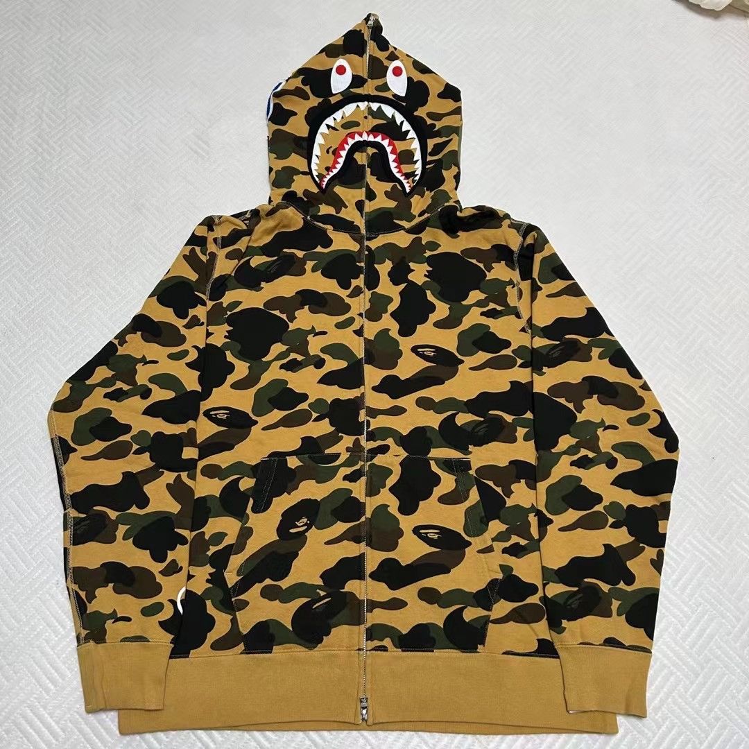 Bape COLOR CAMO SHARK FULL ZIP HOODIE Size US XXL / EU 58 / 5 - 1 Thumbnail