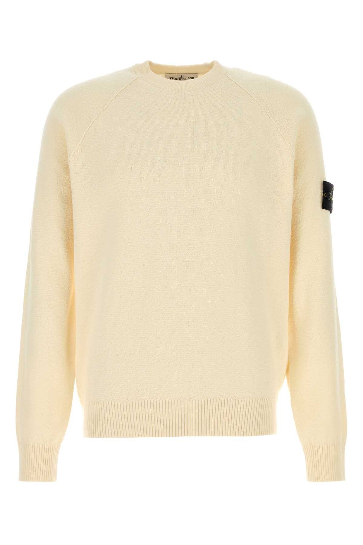Stone Island Cream Cotton Sweater Size US S / EU 44-46 / 1 - 1 Thumbnail