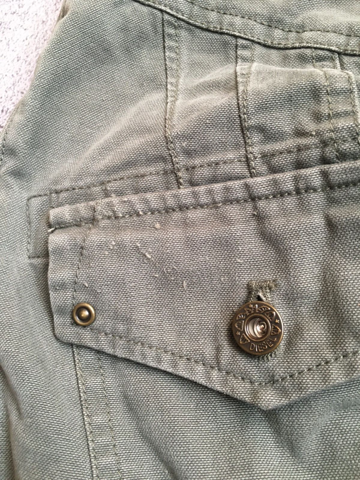 Diesel 🐜 Diesel Vintage Y2K Cargo Midi Skirt Size 27" / US 4 / IT 40 - 4 Thumbnail
