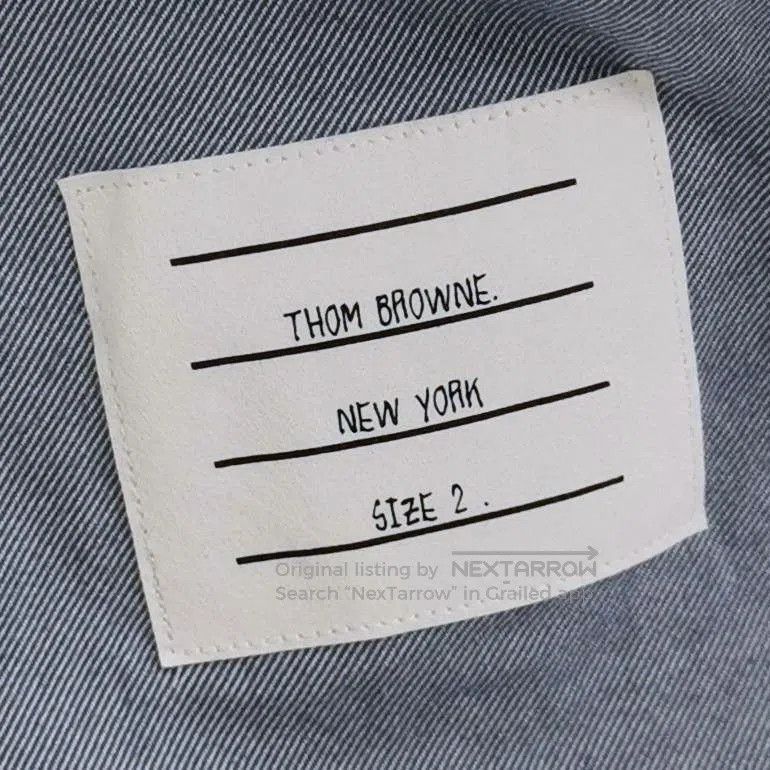 Thom Browne Thom Browne XS Cotton Striped Sleeve Shirt. Size US M / EU 48-50 / 2 - 2 Thumbnail