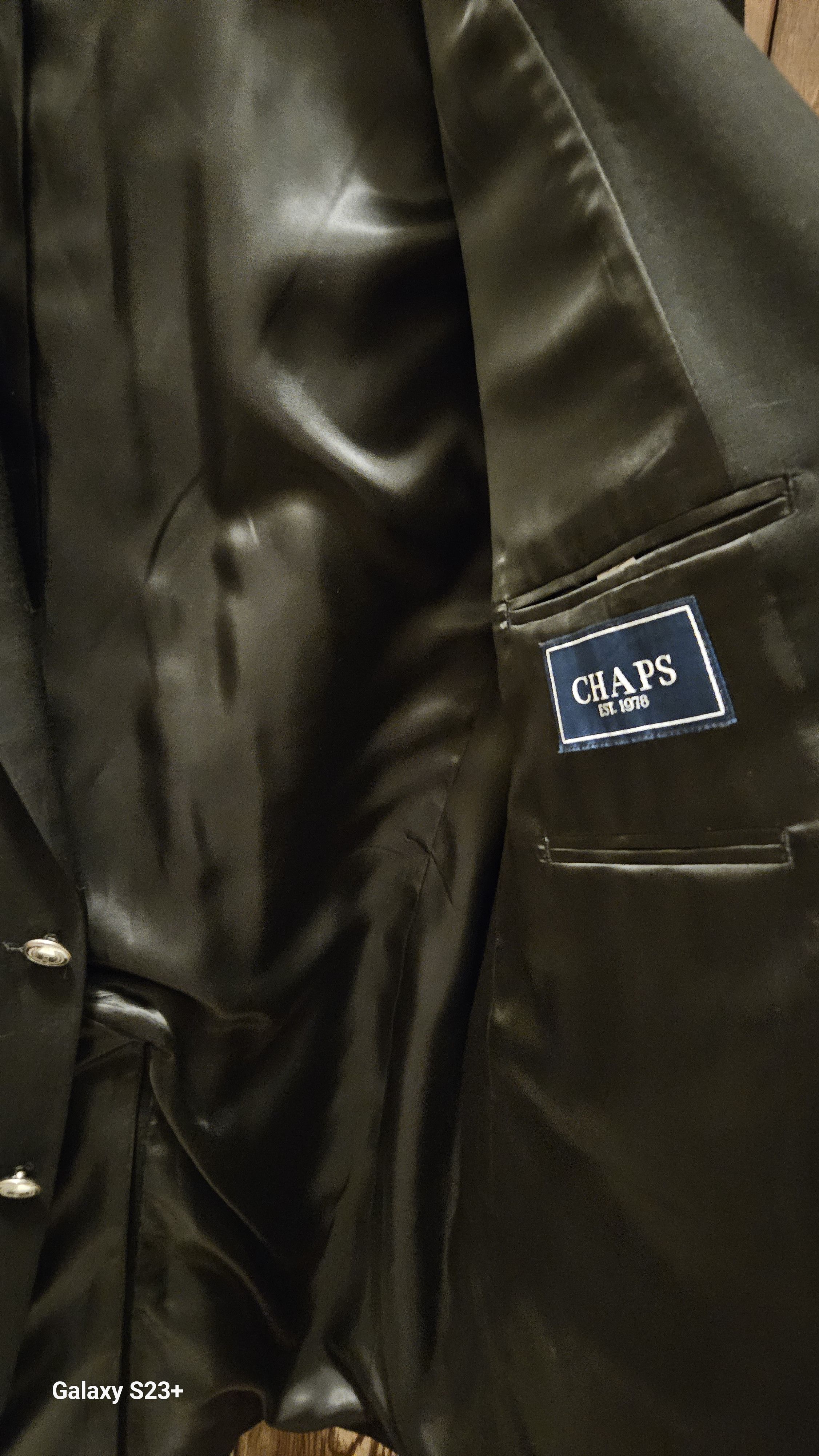 Chaps Ralph Lauren Black Suit Coat size 46 L by Chaps Ralph Lauren NWT Size 46L - 11 Thumbnail