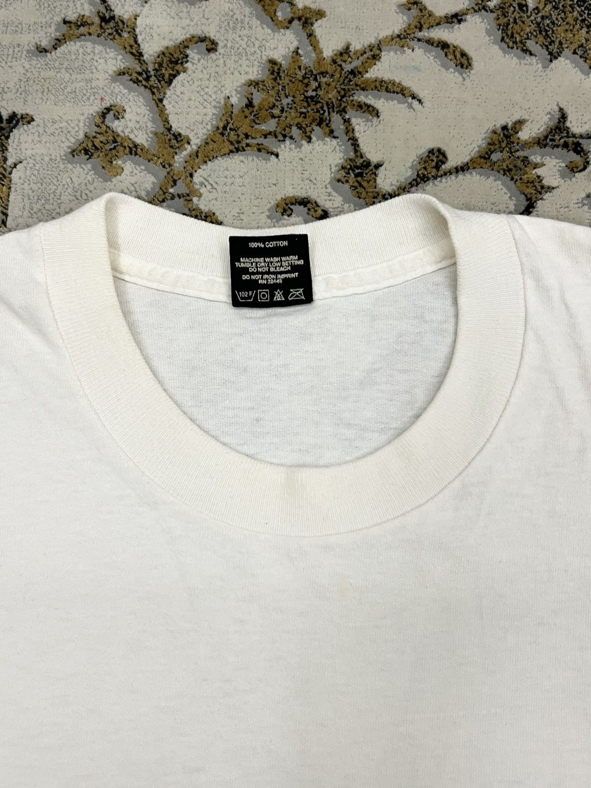 Quiksilver Vintage Quiksilver Stripe Logo Tee Classic Surfwear Size US L / EU 52-54 / 3 - 5 Thumbnail