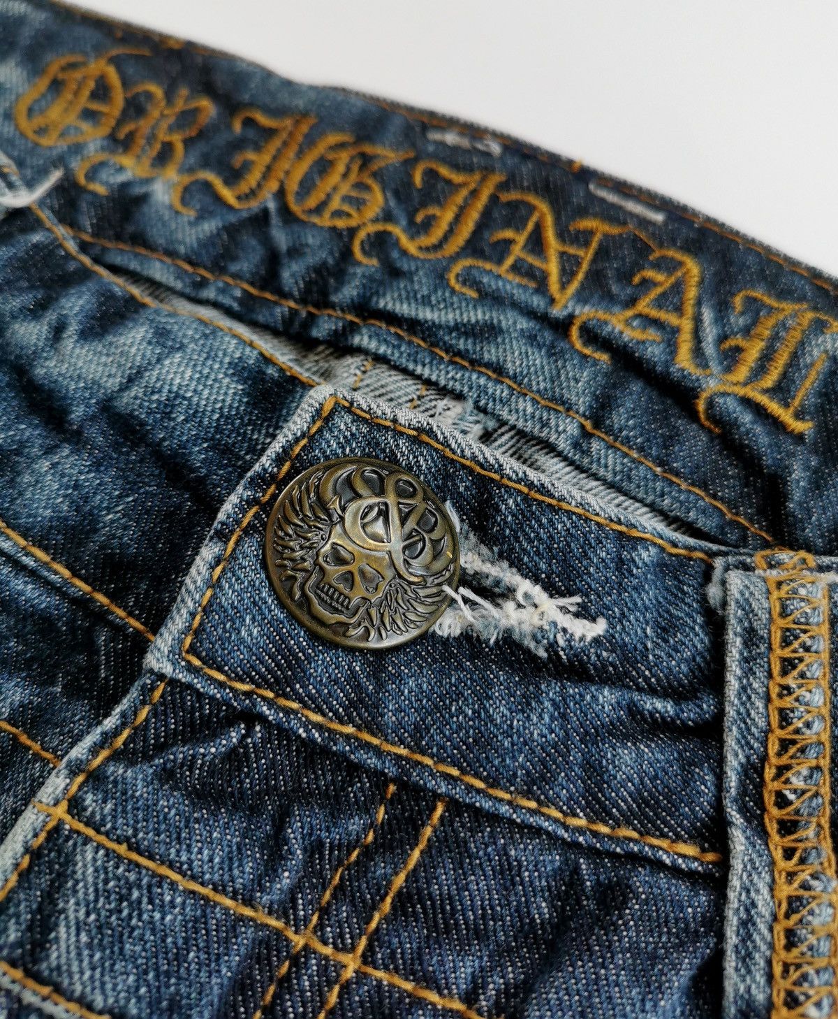 Japanese Brand Bootcut Original Jeans Japan Distressed Clawmark Denim Size US 30 / EU 46 - 6 Thumbnail