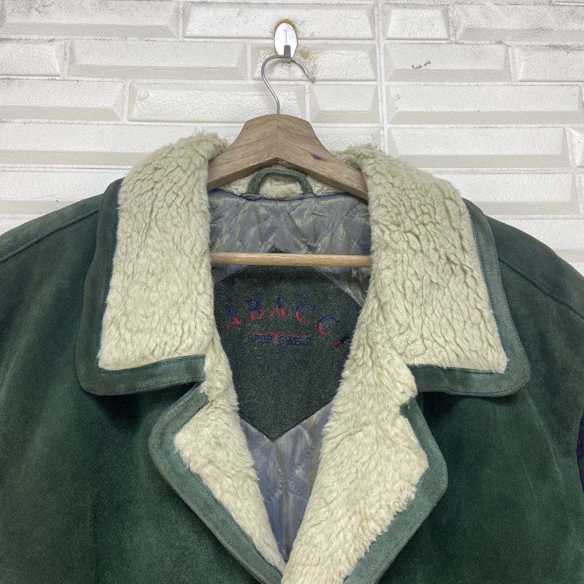 Vintage Tabacci Sportswear Native Wool + Dolphin Leather Heavy Coat Size US M / EU 48-50 / 2 - 10 Thumbnail