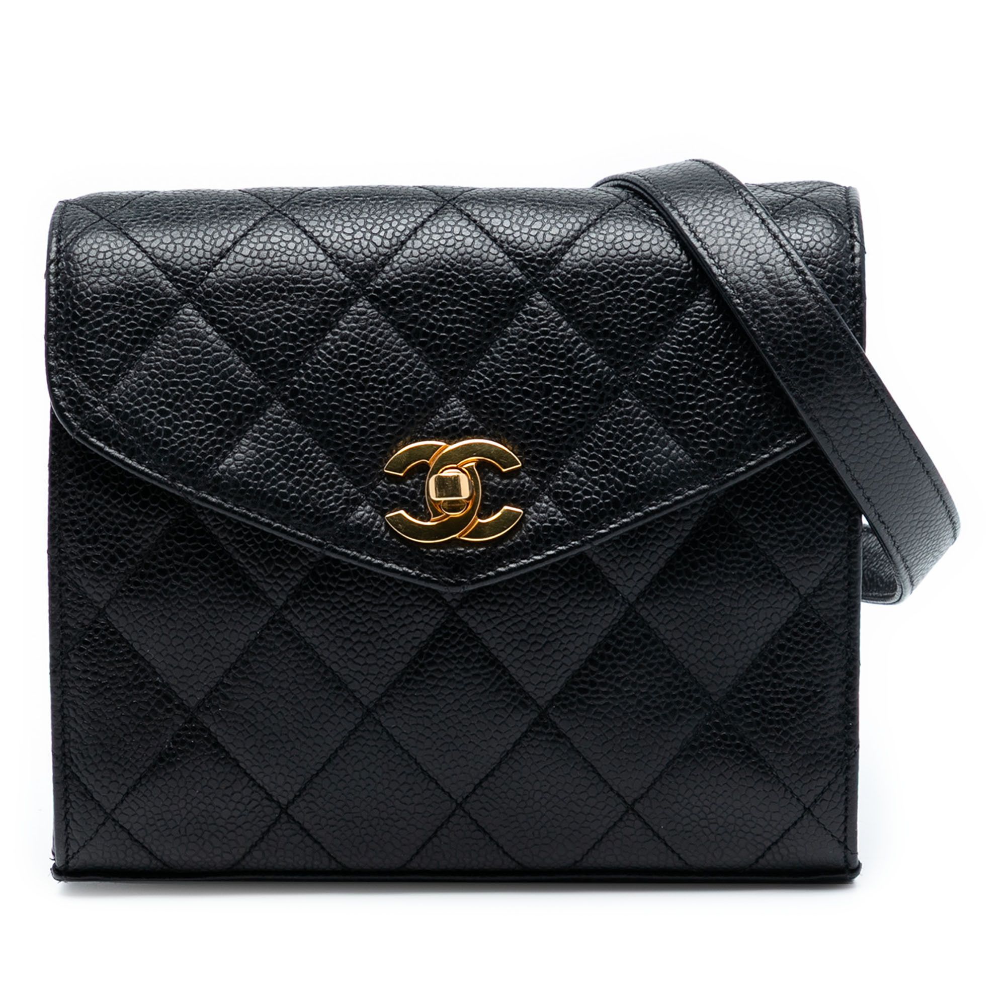 Chanel Chanel Mini CC Quilted Caviar Envelope Flap Size ONE SIZE - 1 Thumbnail