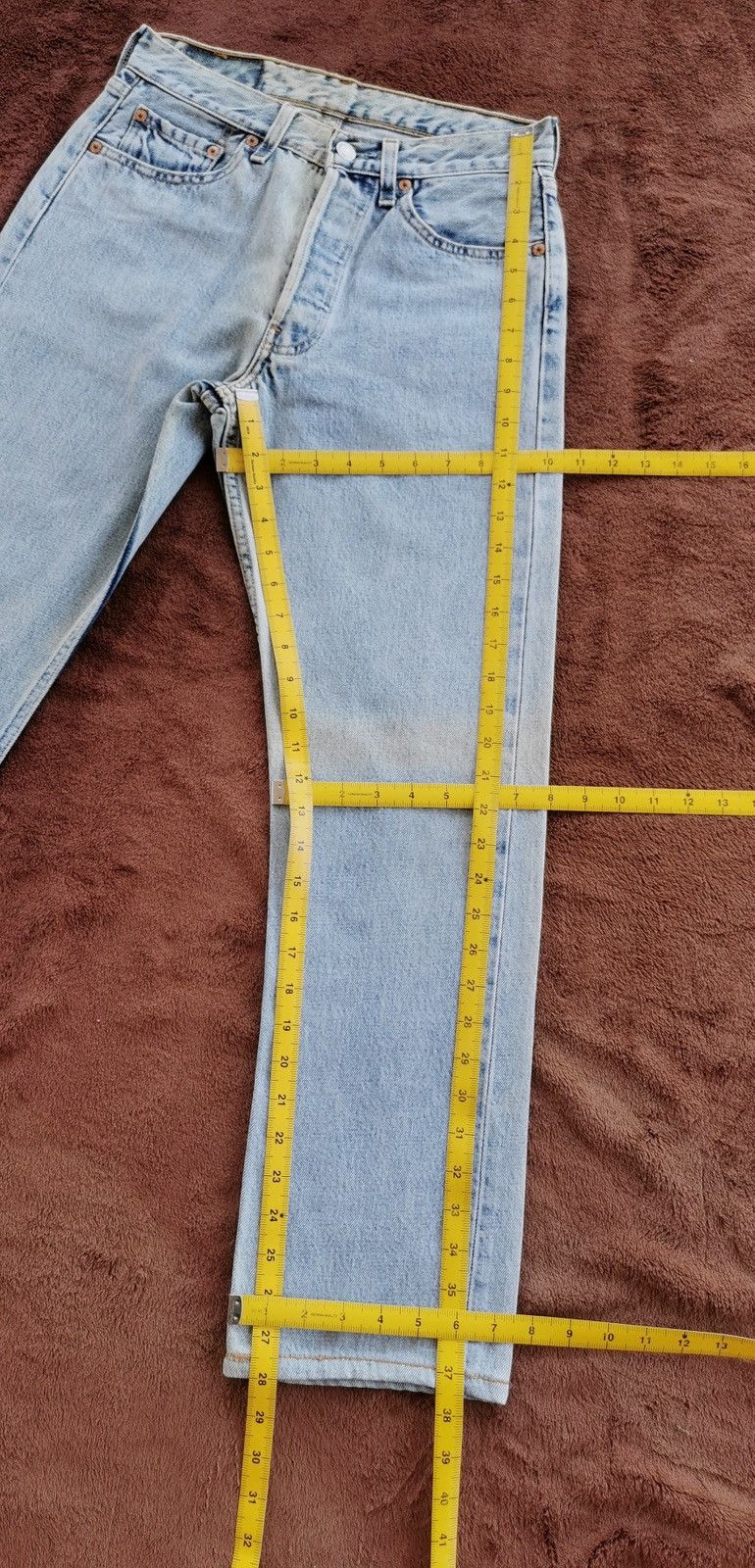 Levi's Vintage Levis 501 Denim Jeans Size 27" / US 4 / IT 40 - 11 Thumbnail