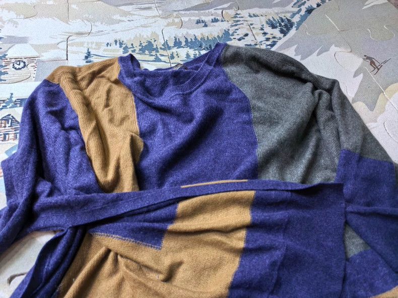 Loro Piana LORO PIANA Deconstruct the cloak with sheep's wool Size L / US 10 / IT 46 - 2 Thumbnail