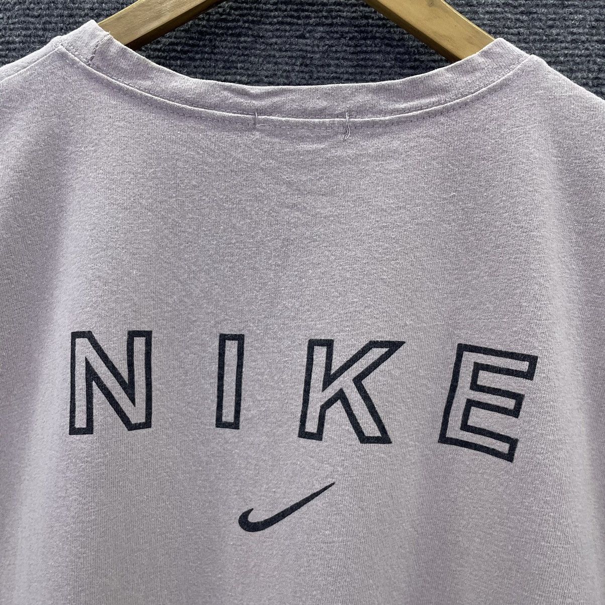 Nike × Vintage Vintage 90s Nike Center Swoosh Boot T Shirt Size US L / EU 52-54 / 3 - 2 Thumbnail