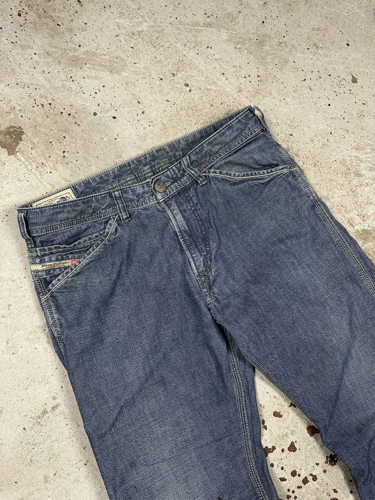 Diesel × Vintage Vintage 2001 Diesel Distressed Carpenter Denim Pants Jeans Size US 32 / EU 48 - 15 Thumbnail