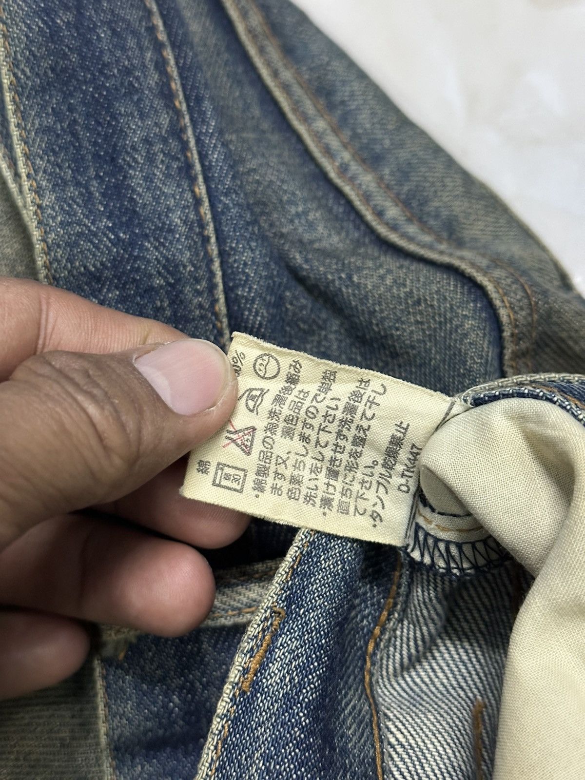 Japanese Brand Vintage Japanese Brand A.P.C Distress Trash Denim. Size US 32 / EU 48 - 13 Thumbnail