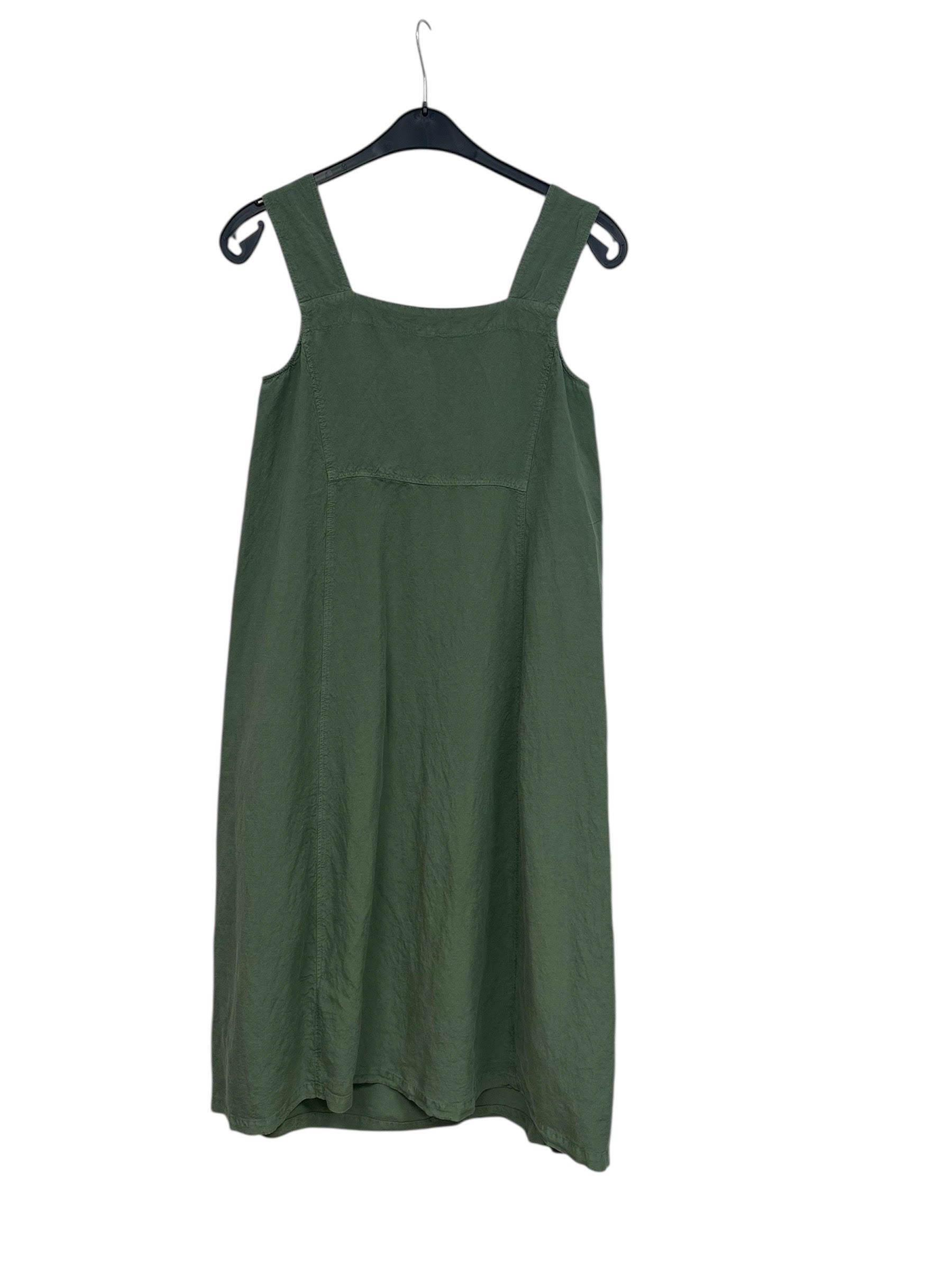 OSKA Linen Pinafore Dress Size XS / US 0-2 / IT 36-38 - 2 Thumbnail