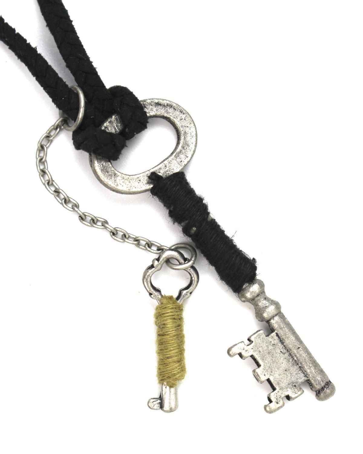 Boycott 2000S BOYCOTT JAPAN KEY & CHARMS CORD NECKLACE Size ONE SIZE - 3 Thumbnail