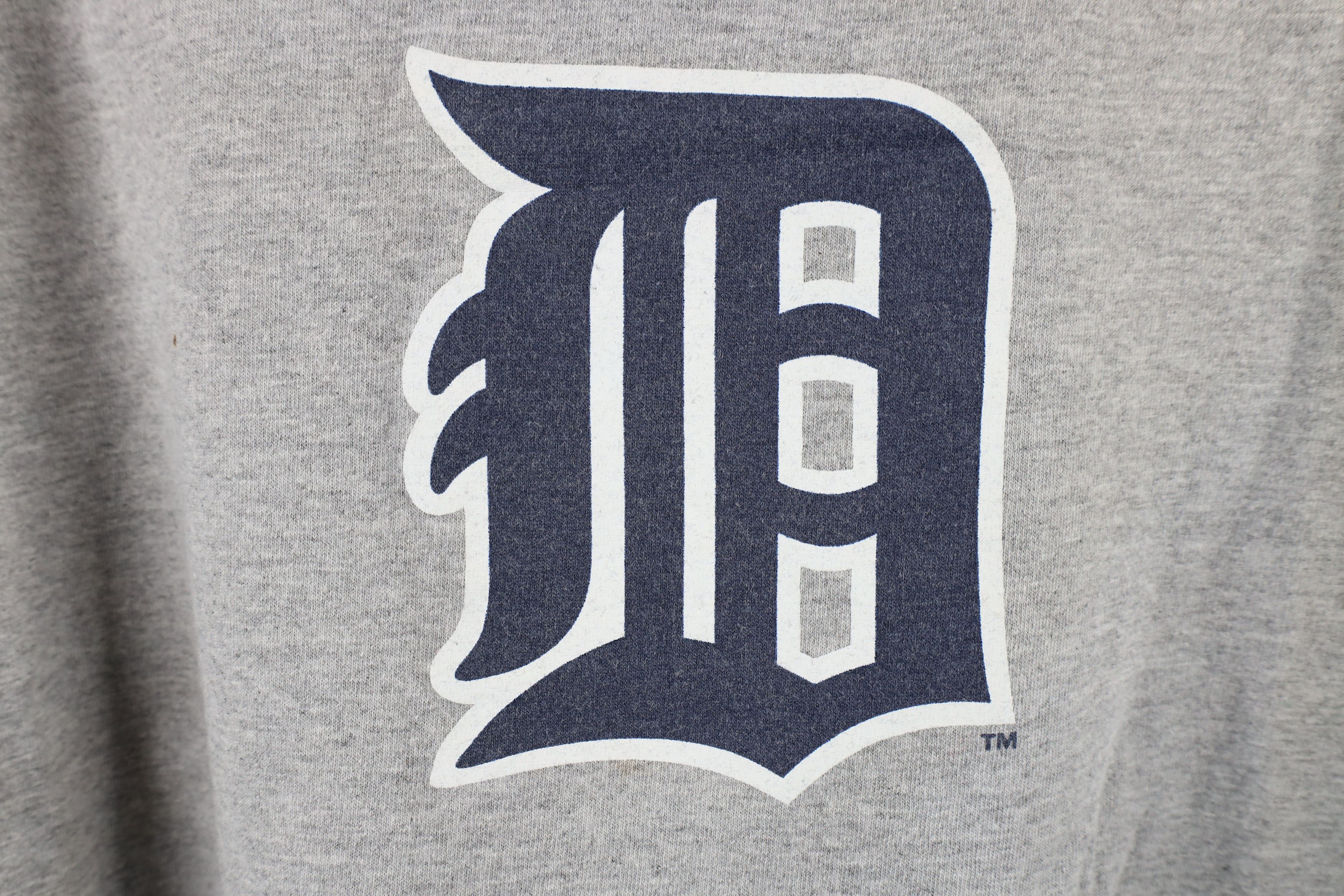 Vintage Vintage Old English D Detroit Tigers Baseball T-Shirt Gray Size US XL / EU 56 / 4 - 4 Thumbnail