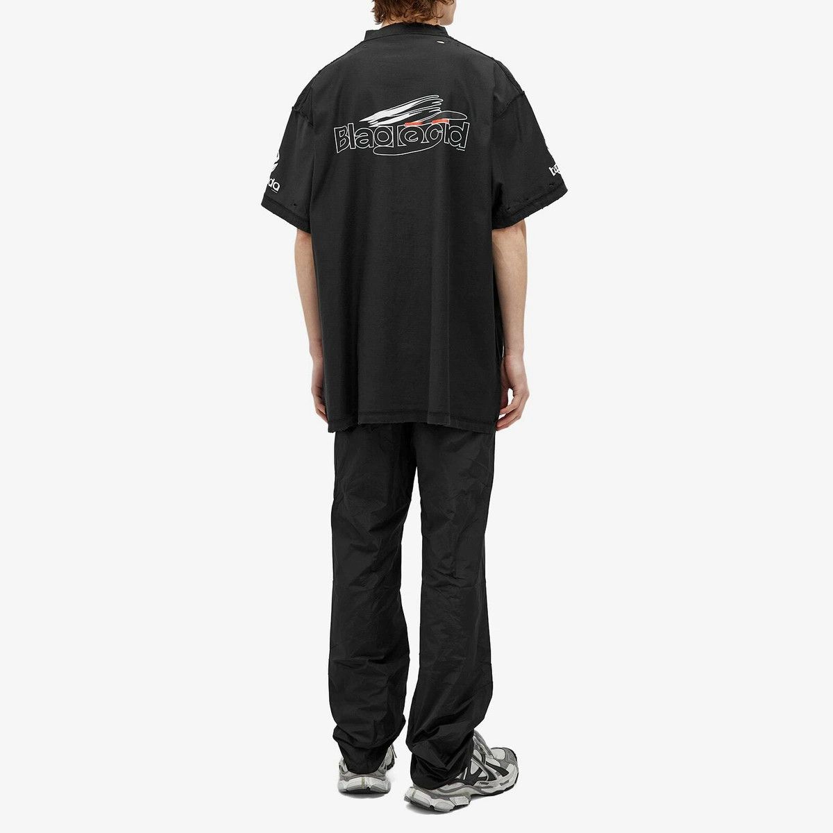 Balenciaga o1mt1gz0325 Al Generated Inside-Out T-Shirt Oversized Size US L / EU 52-54 / 3 - 3 Thumbnail