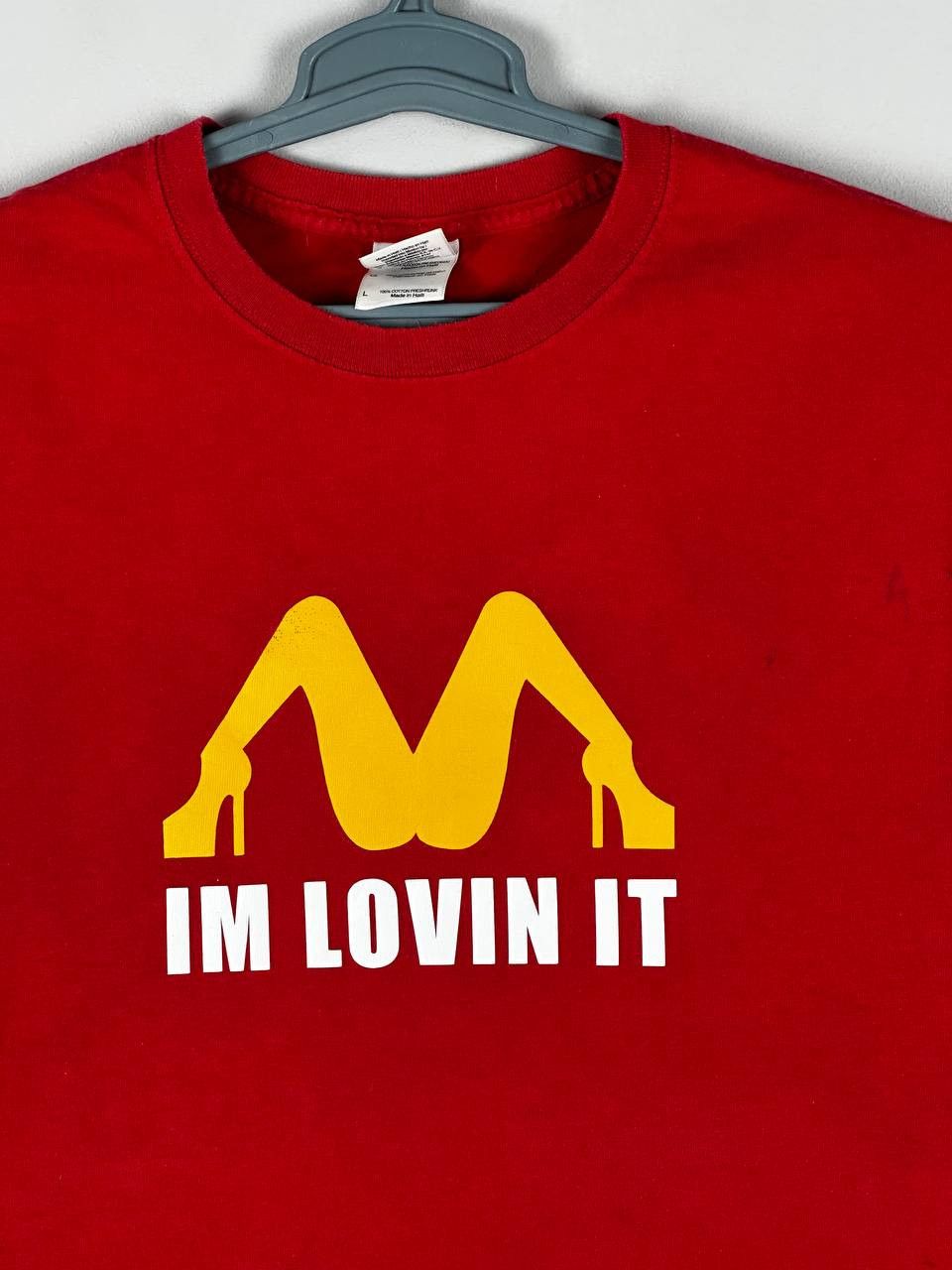 Vintage Vintage 2000s I’m Loving it McDonald’s Sex Parody Shirt rare Size US L / EU 52-54 / 3 - 4 Thumbnail