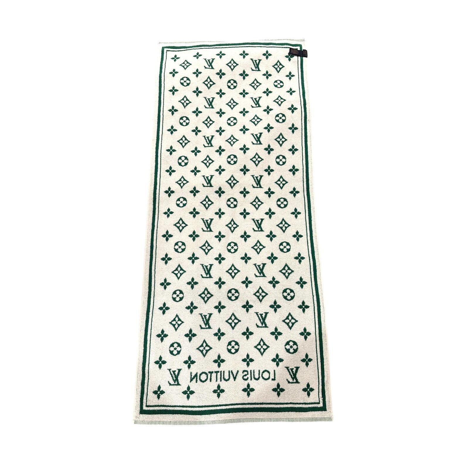 Louis Vuitton LOUIS VUITTON BeachBathTowel MonogramGreenReversibleEUCw/BOX Size ONE SIZE - 9 Thumbnail
