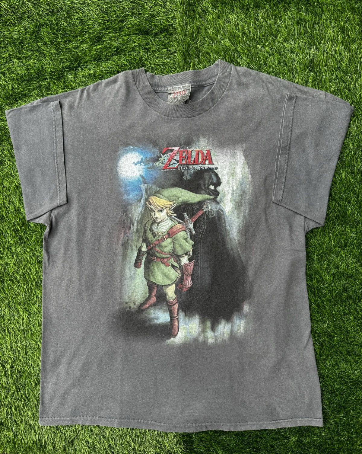 Image of Anima x Nintendo Vintage Zelda Twilight Princess in Grey, Men's (Size XL)