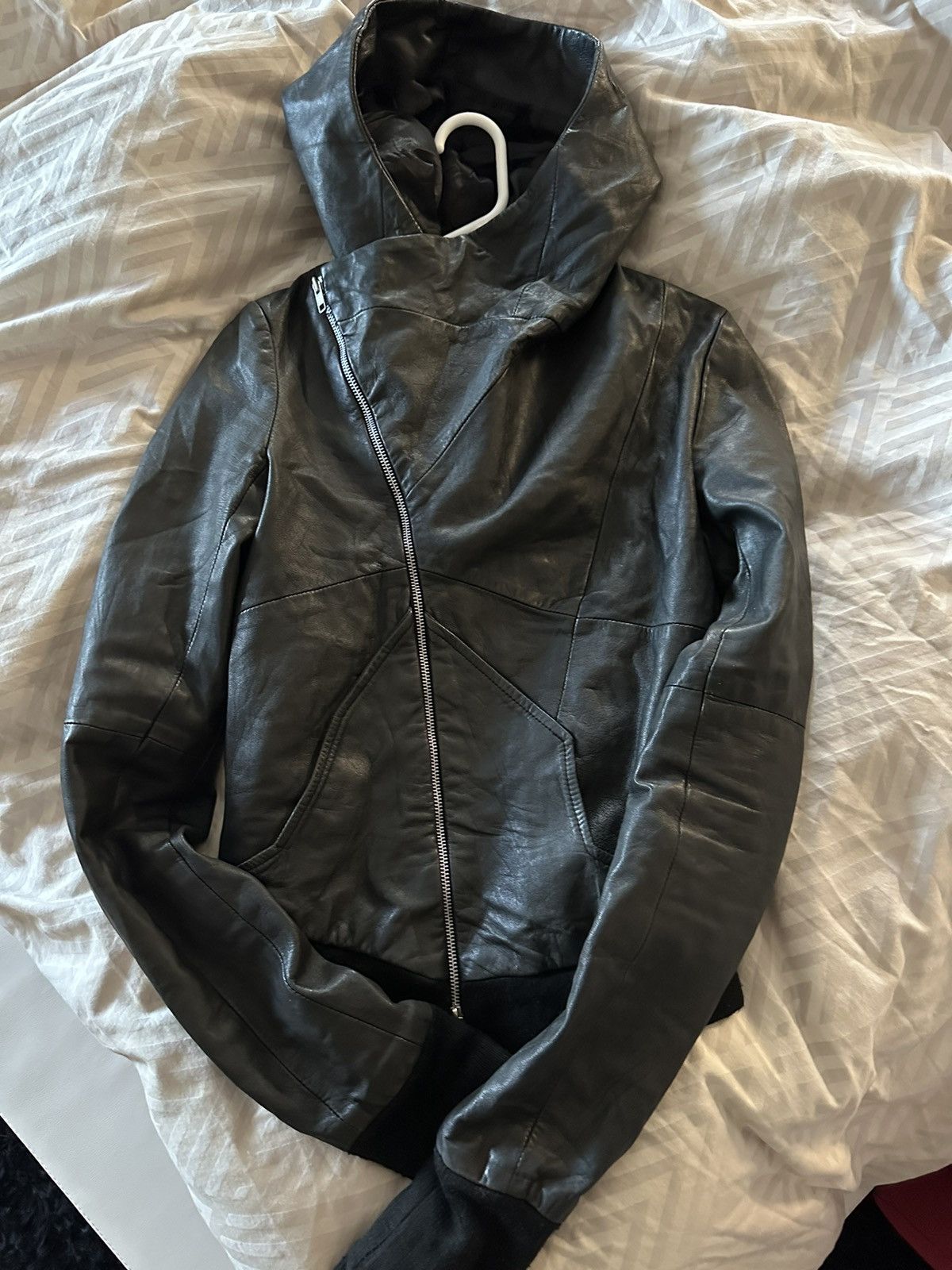 Ekam × Japanese Brand EKAM 034 by KANYA MIKI - LAMB LEATHER HOODED
