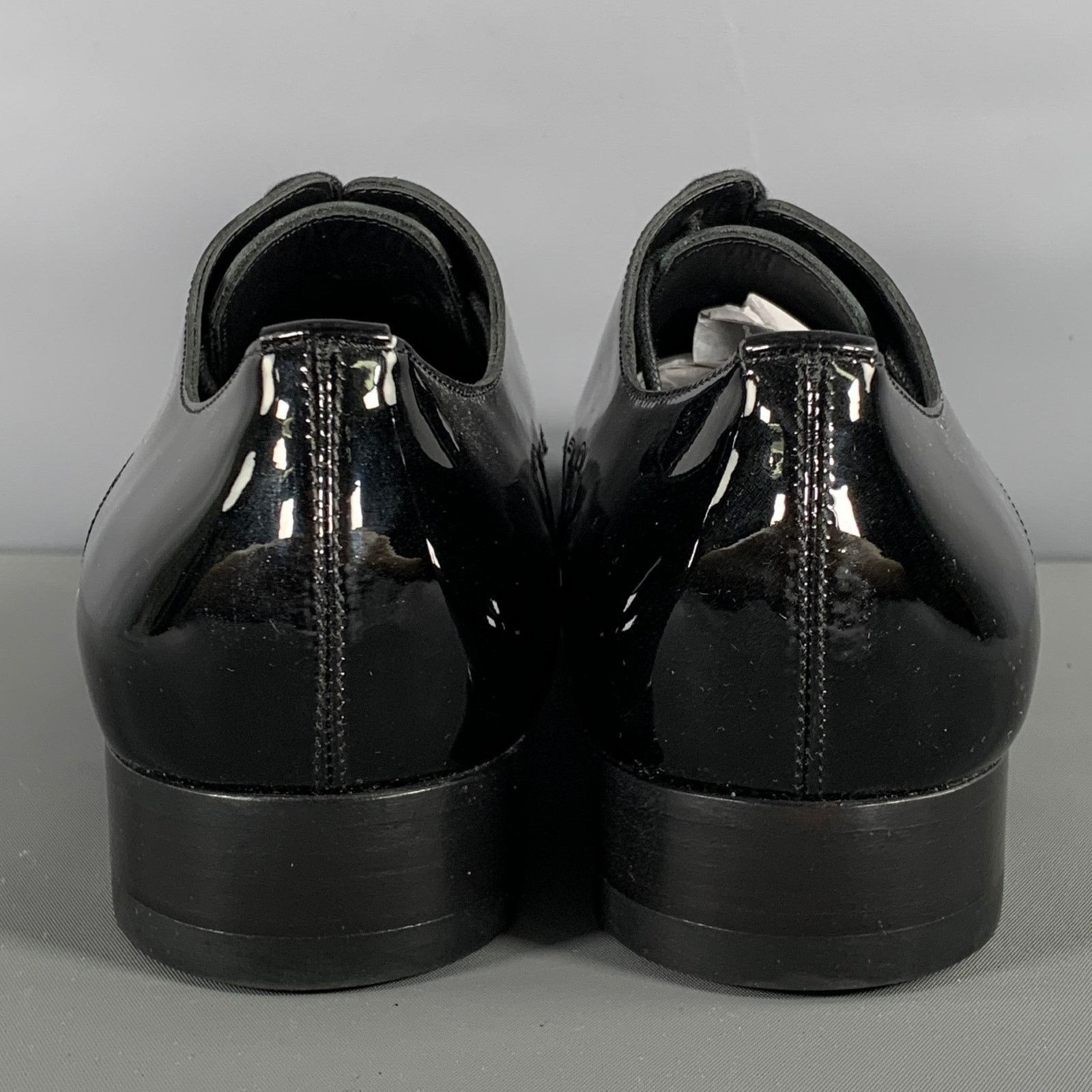 Dsquared2 DSQUARED2 Size 9.5 Black Solid Leather Lace Up Lace Up Shoes Size US 9.5 / EU 42-43 - 4 Thumbnail
