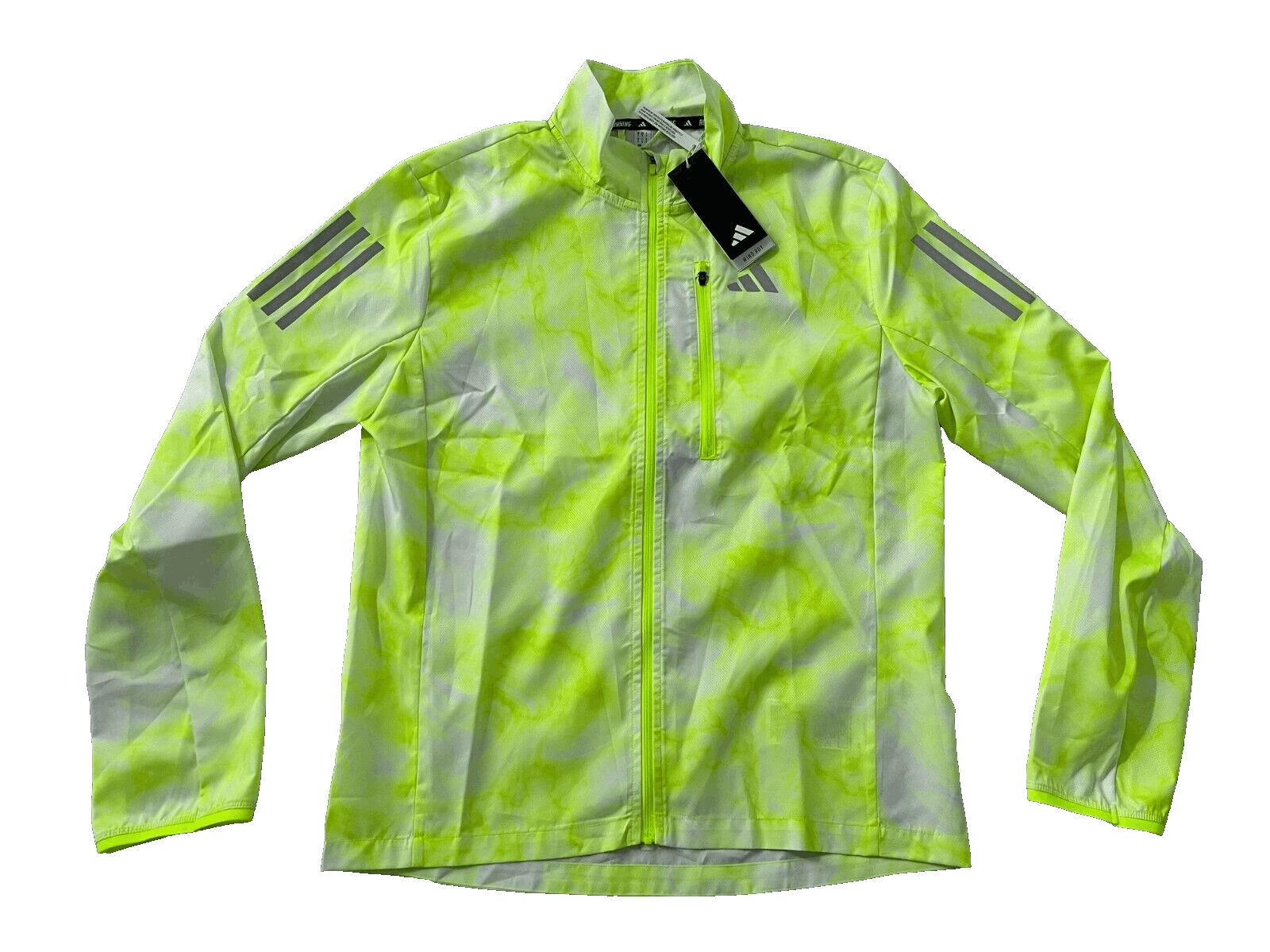 Adidas Adidas IL4797 Own The Run Jacket Lucid Lemon ( S ) Size US S / EU 44-46 / 1 - 6 Thumbnail