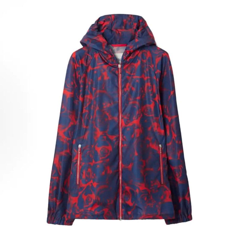 Burberry Burberry Burgundy Nylon Winter Hoodie Size US XS / EU 42 / 0 - 1 Thumbnail